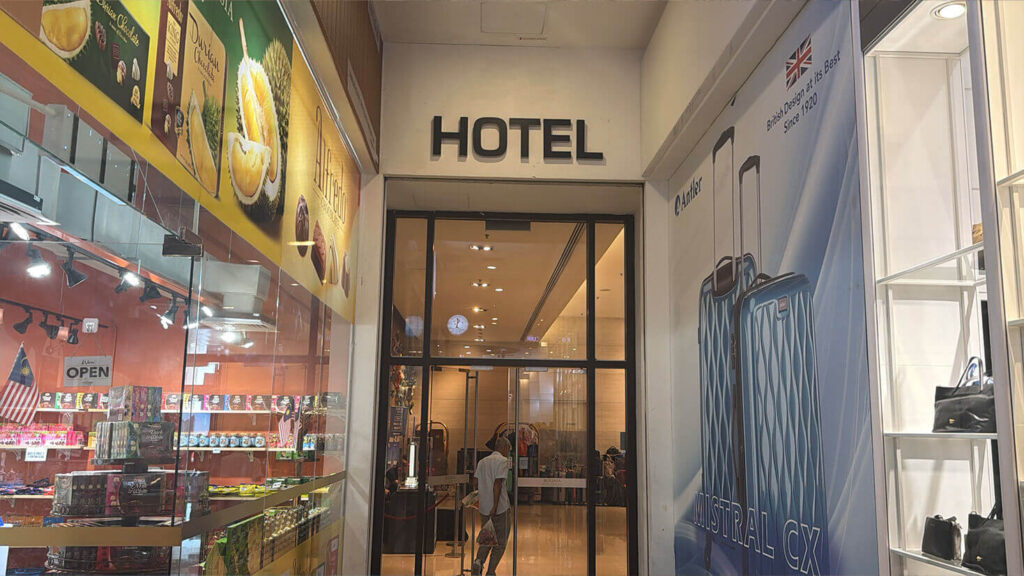 A clearly marked indoor entrance connects the hotel directly with Berjaya Times Square shopping mall.